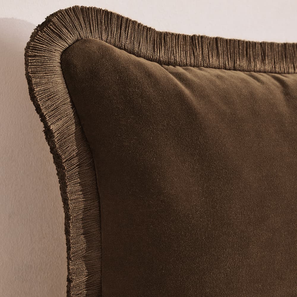 Margeaux Bolster Cushion - Chocolate - Images - Image 3