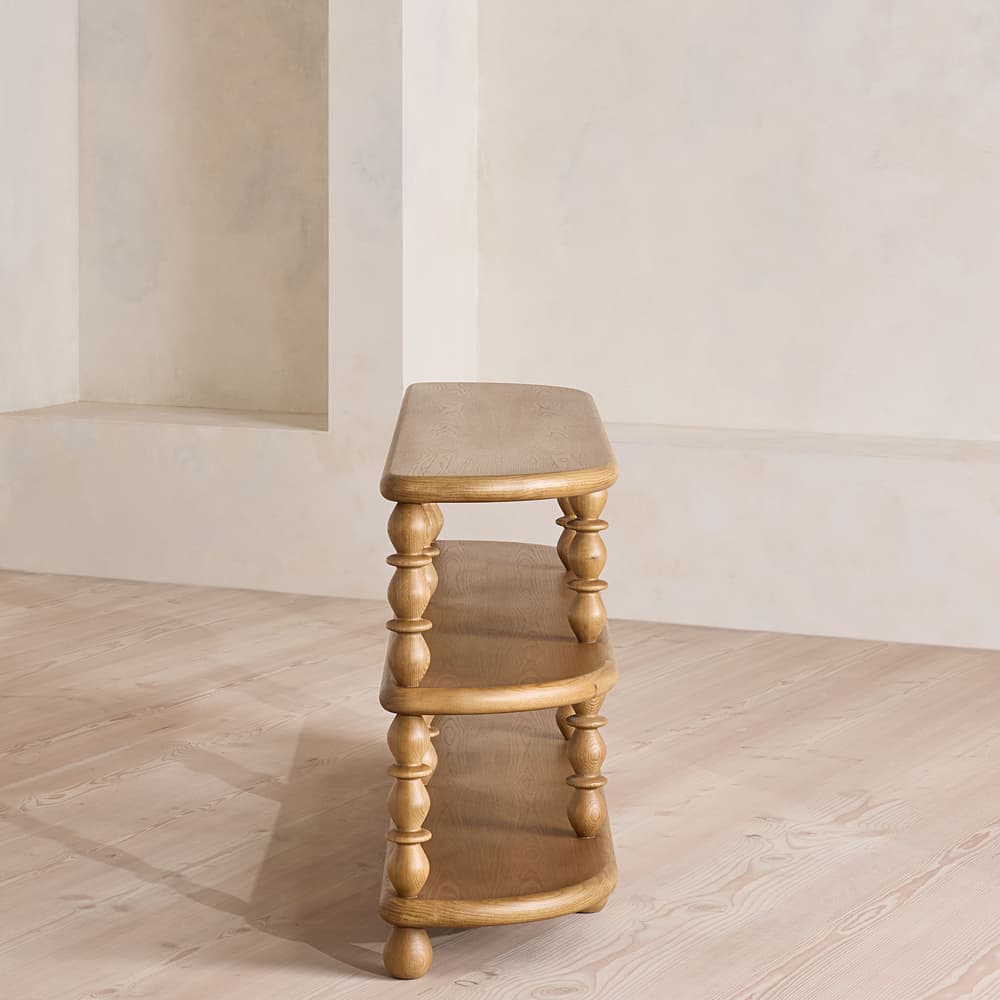 Willow Shelving Unit - Low - Oak - Images - Image 3