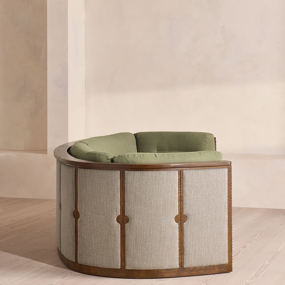Belmont Sofa - Three Seater - Linen - Sage - UK - Images - Image 3