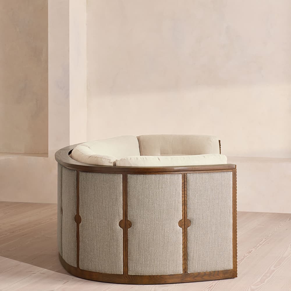 Belmont Sofa - Three Seater - Linen - Bisque - UK - Images - Image 3