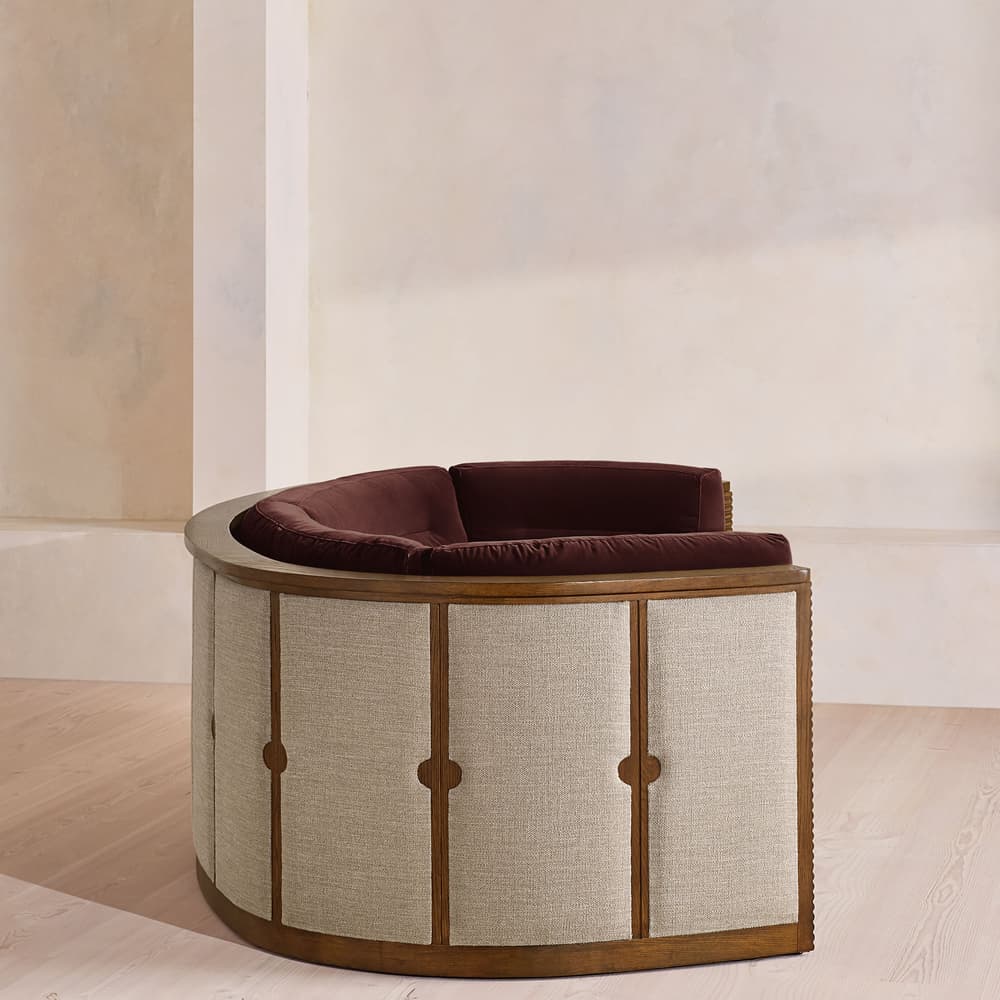 Belmont Sofa - Three Seater - Velvet - Aubergine - UK - Images - Image 3