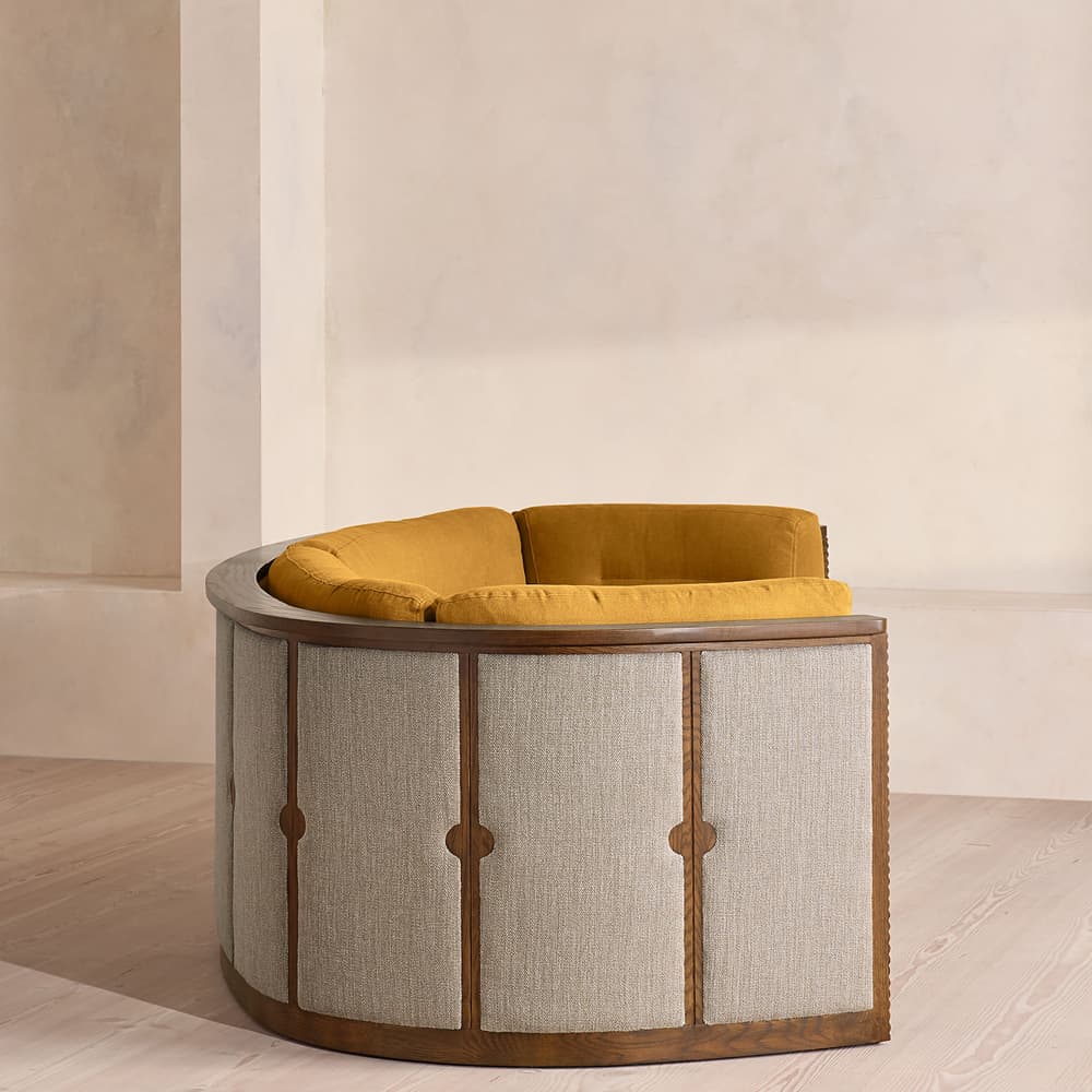 Belmont Sofa - Three Seater - Linen - Turmeric - UK - Images - Image 3