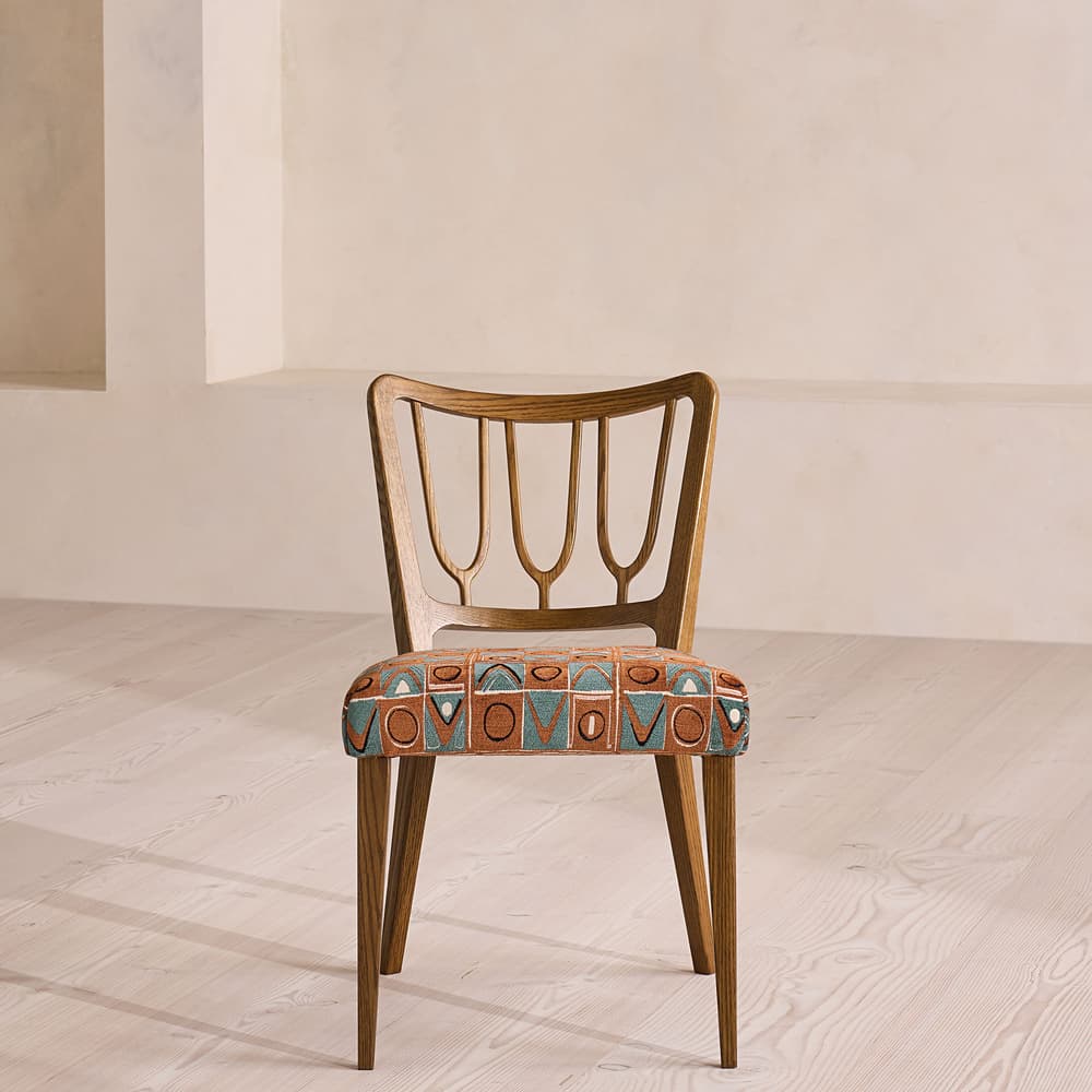 Leonie - Pair of Armless Dining Chair - Lumi Jacquard - Listing - Image 3