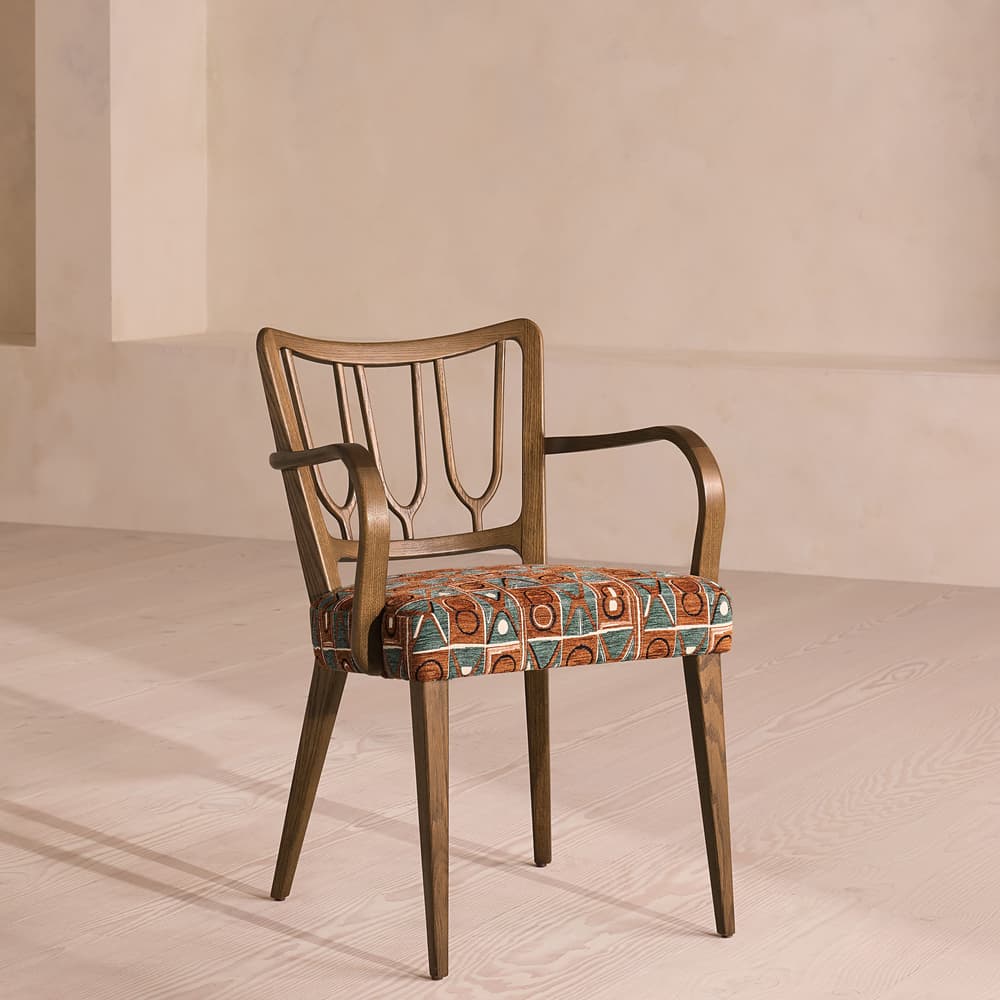 Leonie Armed Dining Chair - Lumi Jacquard - Listing - Image 3