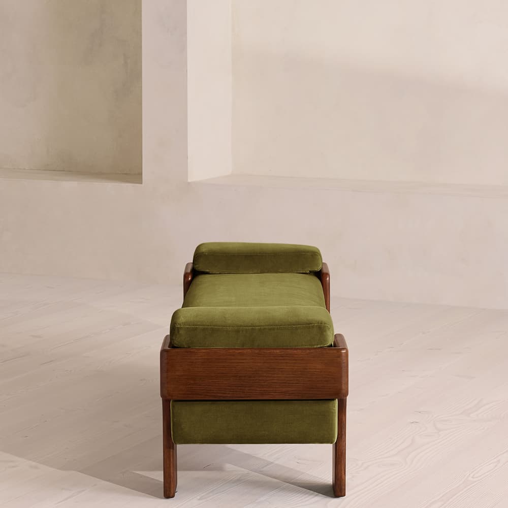Marcia Bench - Velvet - Olive - US - Images - Image 3
