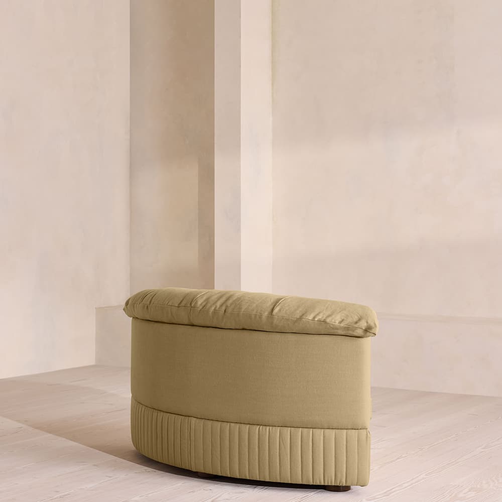 Oona Modular Sofa - Armless Module - Linen - Wheat - UK - Image 3