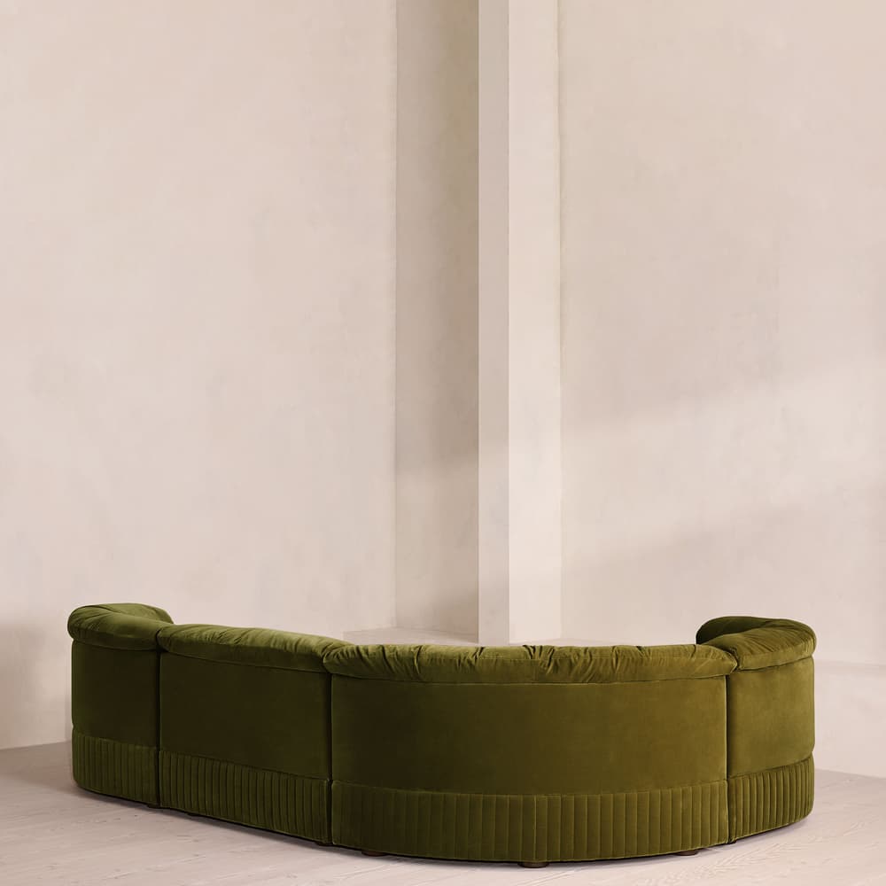 Oona Modular Sofa - L-Shape Sofa - Velvet Olive UK - Images - Image 3