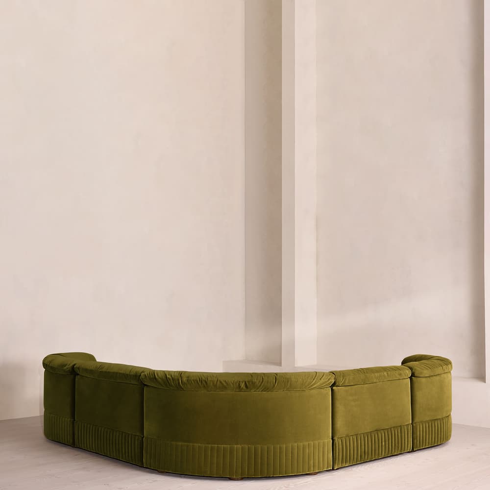 Oona Modular Sofa - Corner Sofa - Velvet Olive UK - Images - Image 3