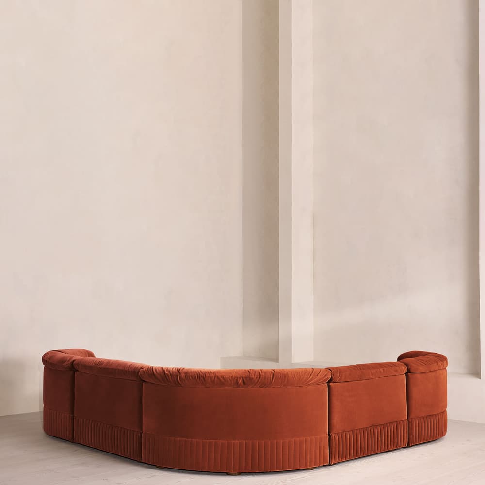 Oona Modular Sofa - Corner Sofa - Velvet Rust UK - Images - Image 3