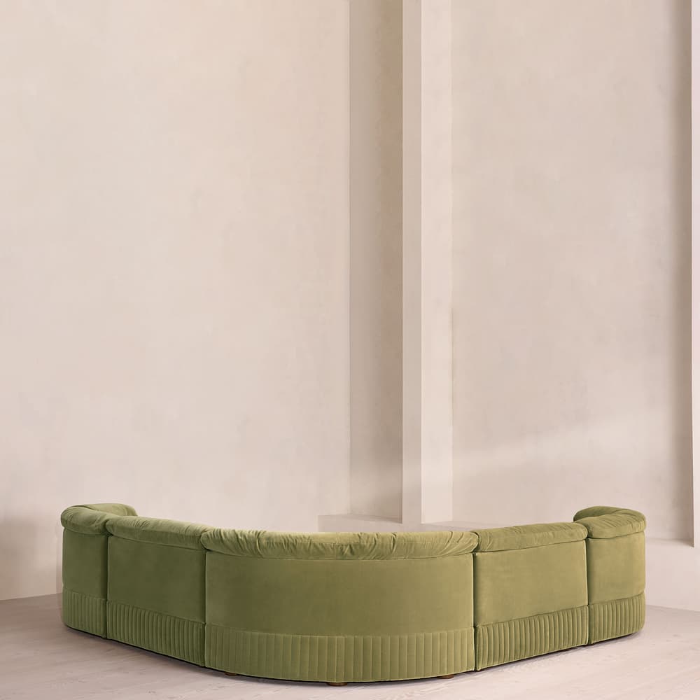 Oona Sectional Sofa - Corner Sofa - Velvet Lichen - US - Images - Image 3