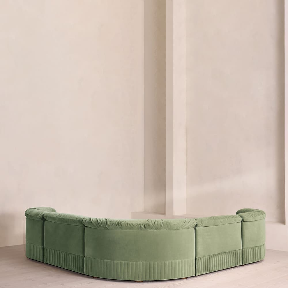 Oona Modular Sofa - Corner Sofa - Velvet - Seafoam - UK - Images - Image 3