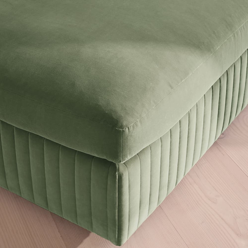 Oona Ottoman - Velvet - Seafoam - UK - Images - Image 3