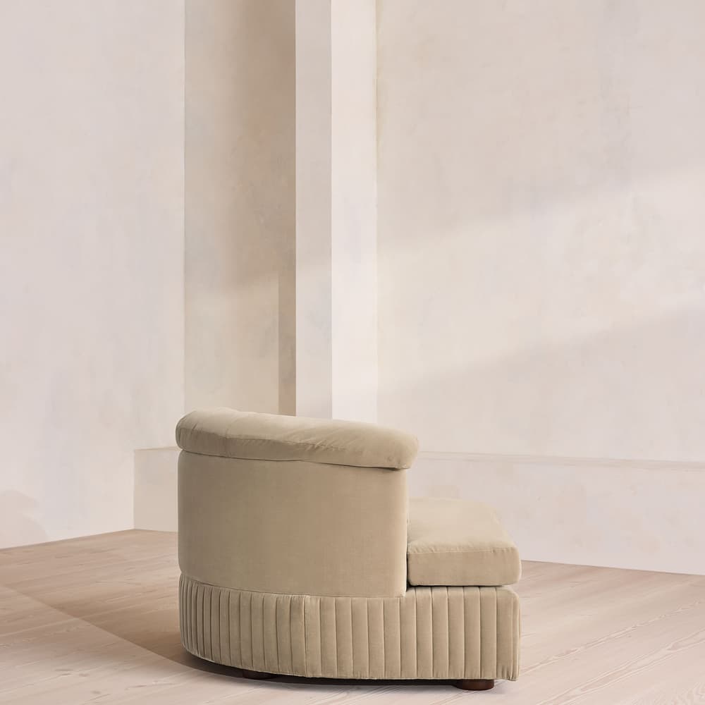 Oona Modular Sofa - Corner Module - Velvet - Oyster - UK - Image 3