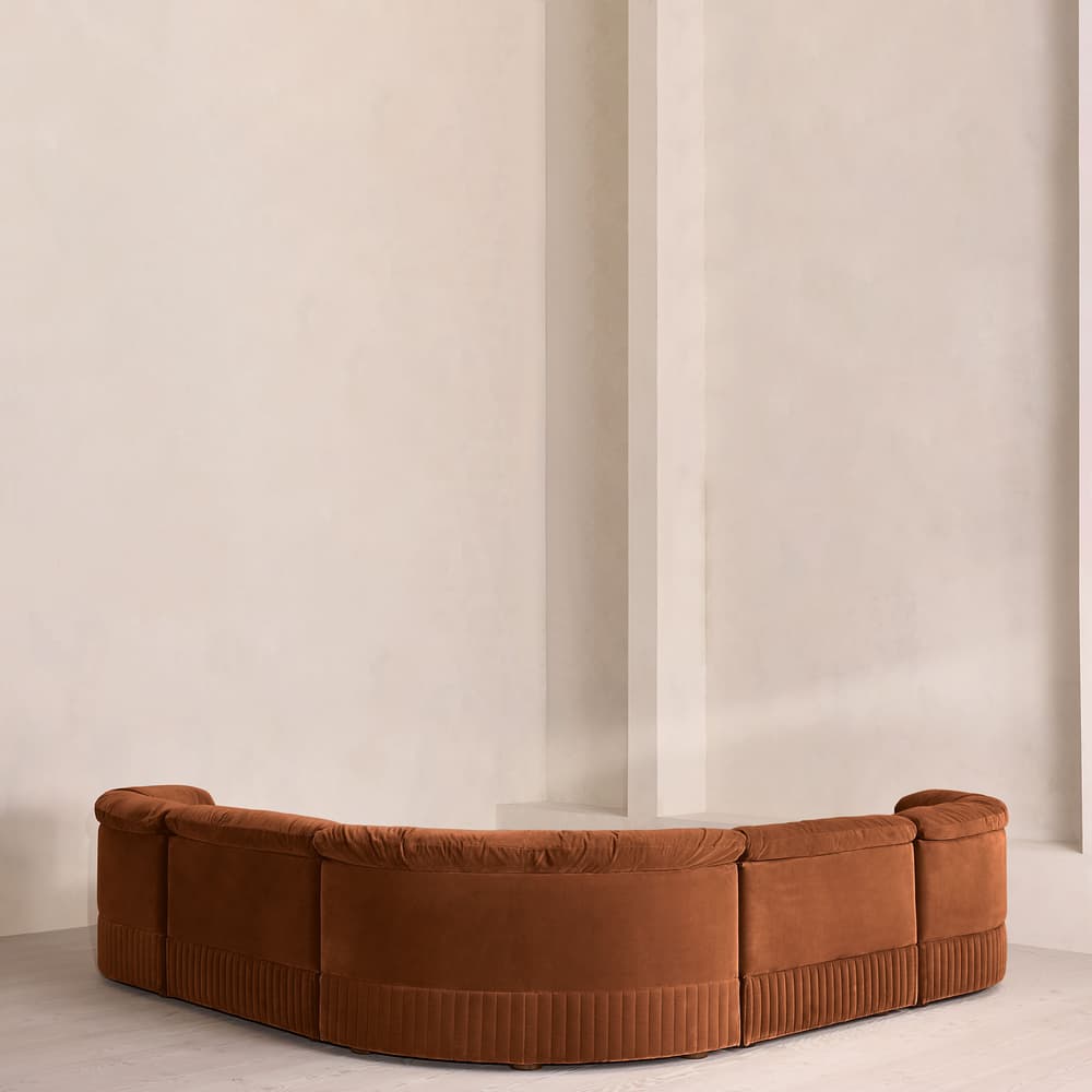 Oona Modular Sofa - Corner Sofa - Velvet - Cinnamon - UK - Images - Image 3