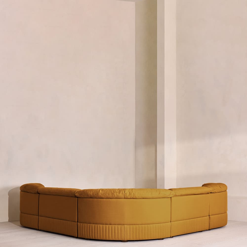 Oona Deep Sit Modular Sofa - Corner Sofa - Linen - Turmeric - UK - Images - Image 3