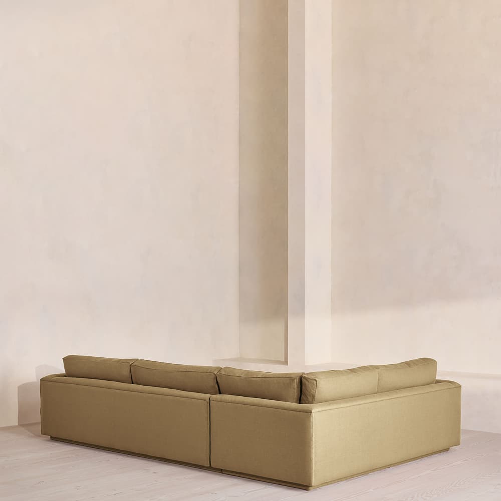 Mossley Right L-Shape Sofa - Linen - Wheat - US - Images - Image 3