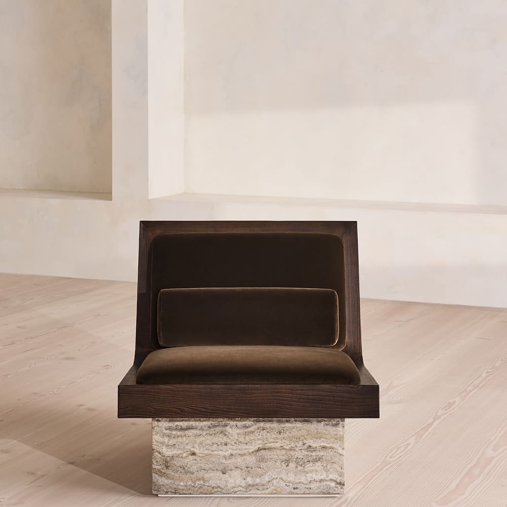 Danilo Armchair - Velvet - Chocolate UK - Listing - Image 3
