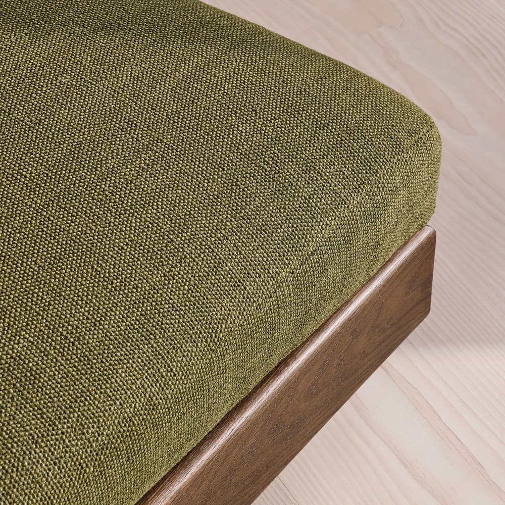 Truro Ottoman - Wool Linen - Moss - US - Images - Image 3