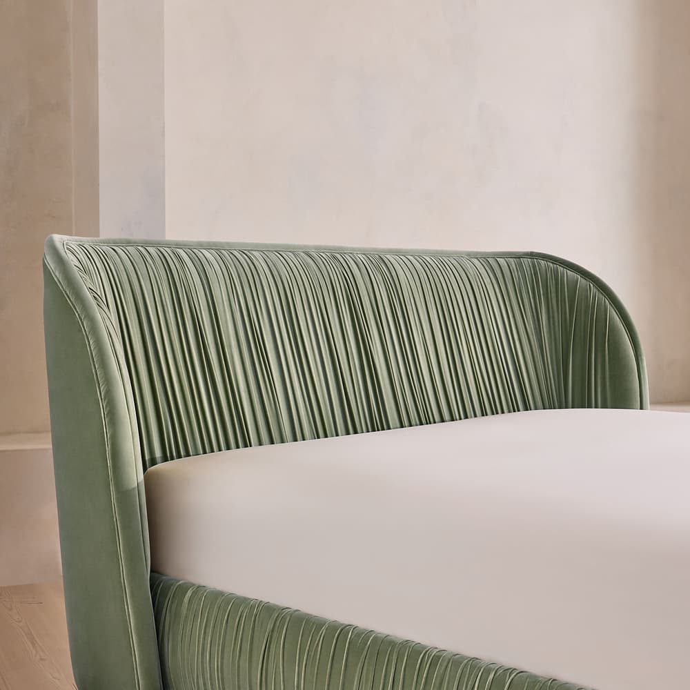 Blair Bed - King - Velvet - Seafoam - US - Images - Image 3