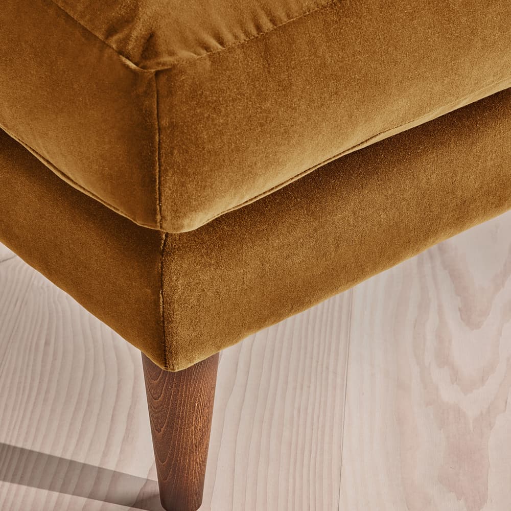 Reya Ottoman - Velvet - Mustard - US - Images - Image 3