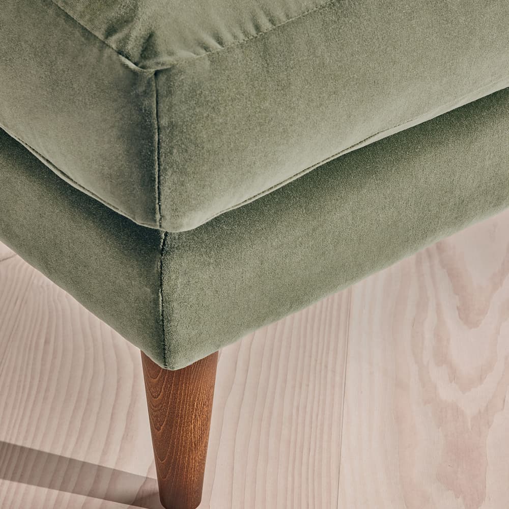 Reya Ottoman Velvet - Seafoam - UK - Images - Image 3