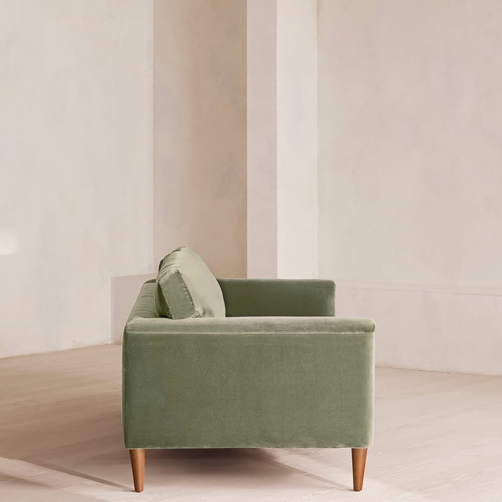 Reya Three Seater Sofa - Velvet - Seafoam - UK - Images - Image 3