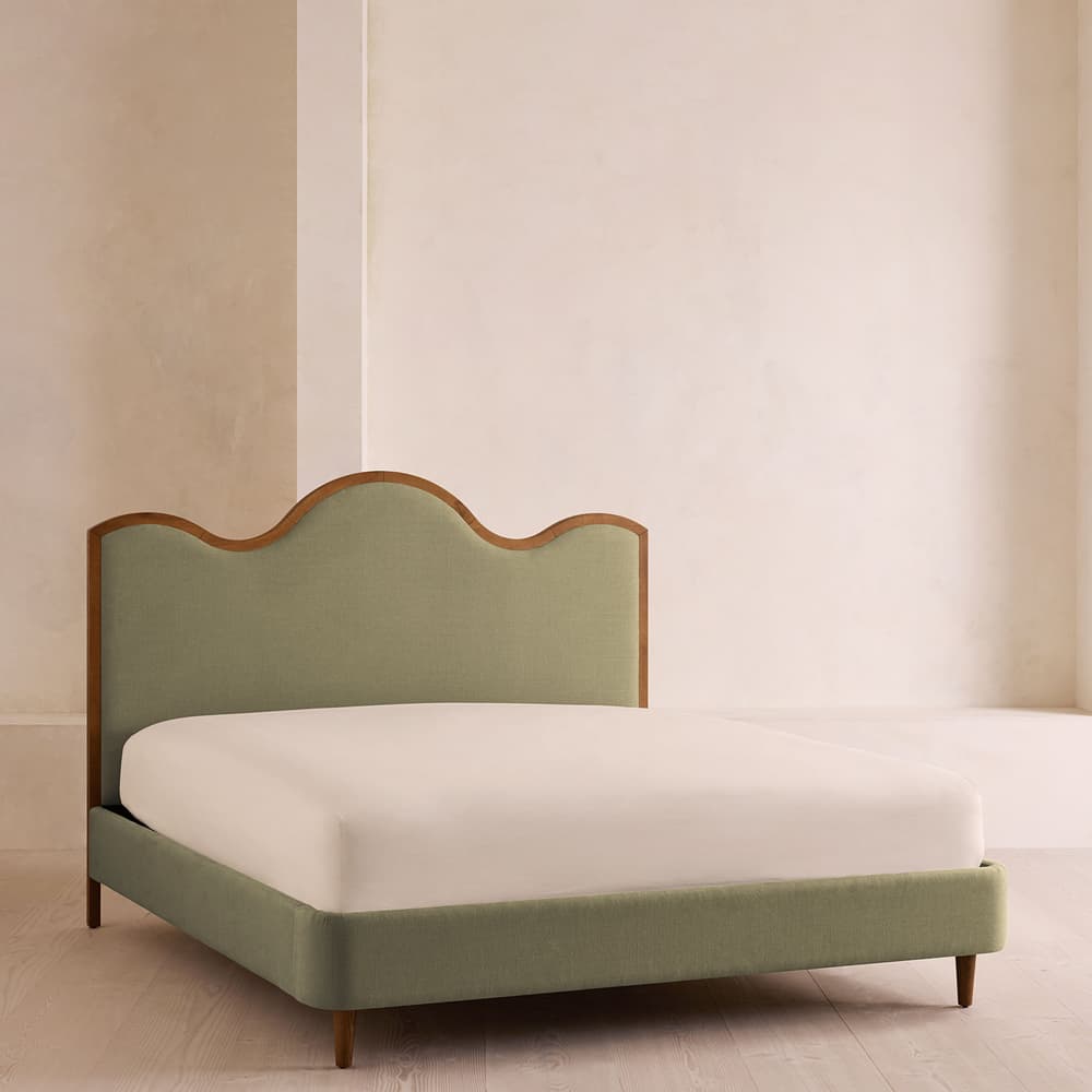Aubrey Bed - King - Linen - Sage - Listing - Image 3