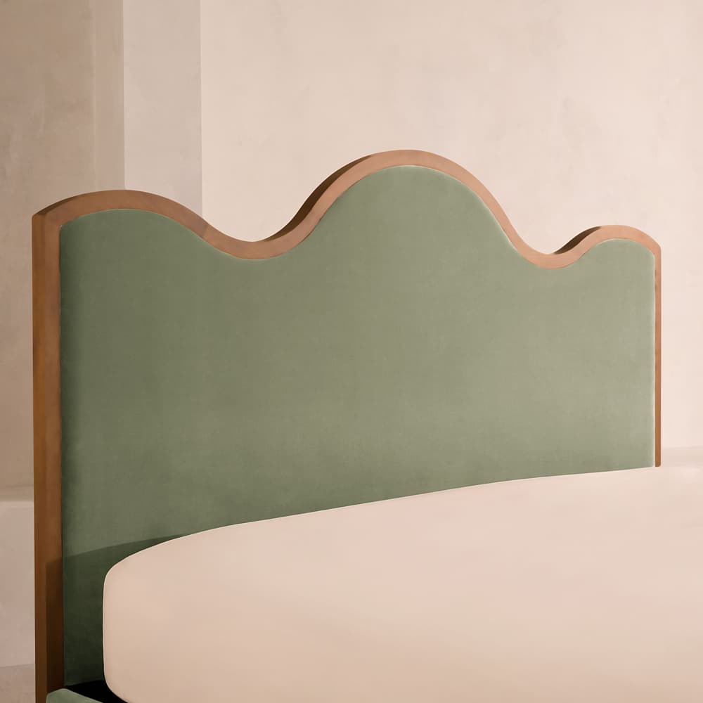 Aubrey Bed - Queen - Velvet - Seafoam - US - Images - Image 3