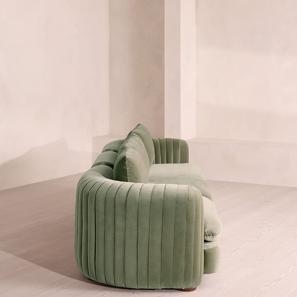 Vivienne Modular Sofa - Four Seater - Velvet - Seafoam - UK - Images - Image 3