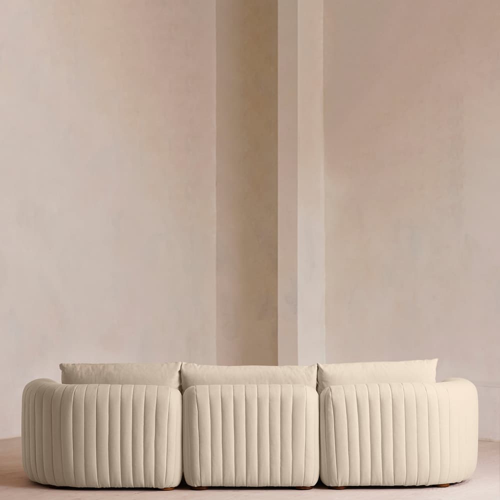 Vivienne Modular Sofa - Four Seater - Linen - Bisque - Images - Image 3