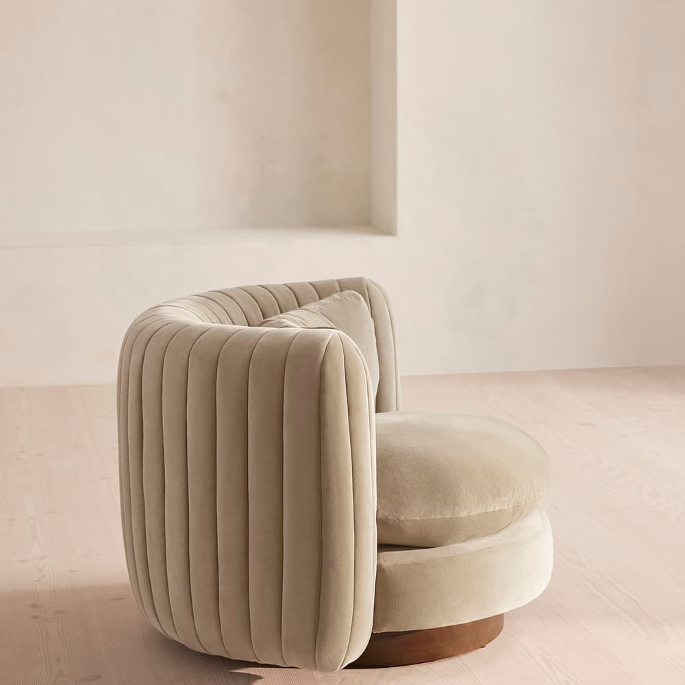 Vivienne Armchair - Velvet - Oyster - UK - Images - Image 3