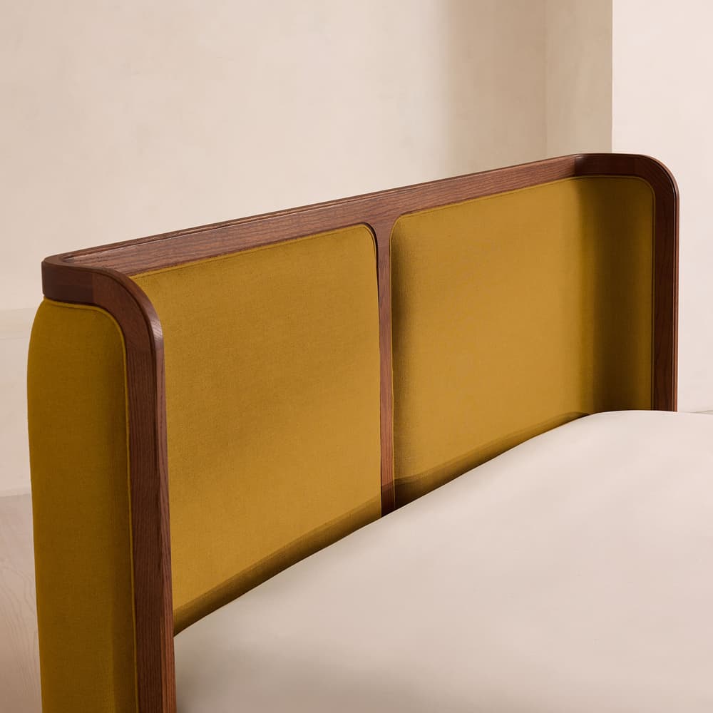 Belsa Bed - Super King - Linen - Turmeric - UK - Images - Image 3