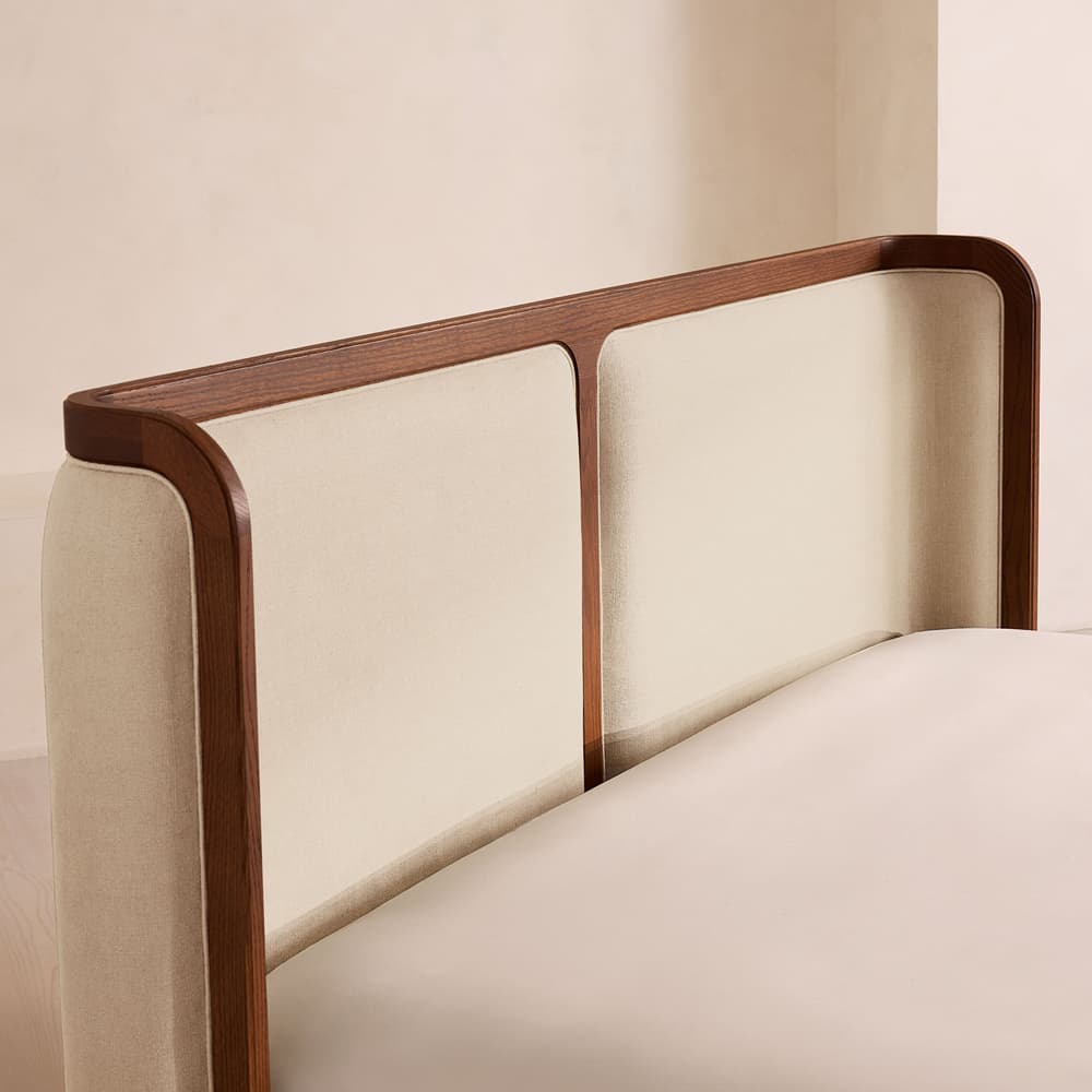 Belsa Bed - King - Linen - Bisque - US - Images - Image 3