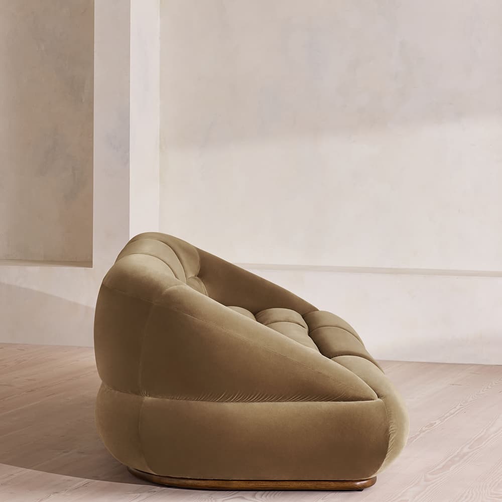Edison Sectional Sofa - Four Seater - Velvet - Truffle US - Images - Image 3