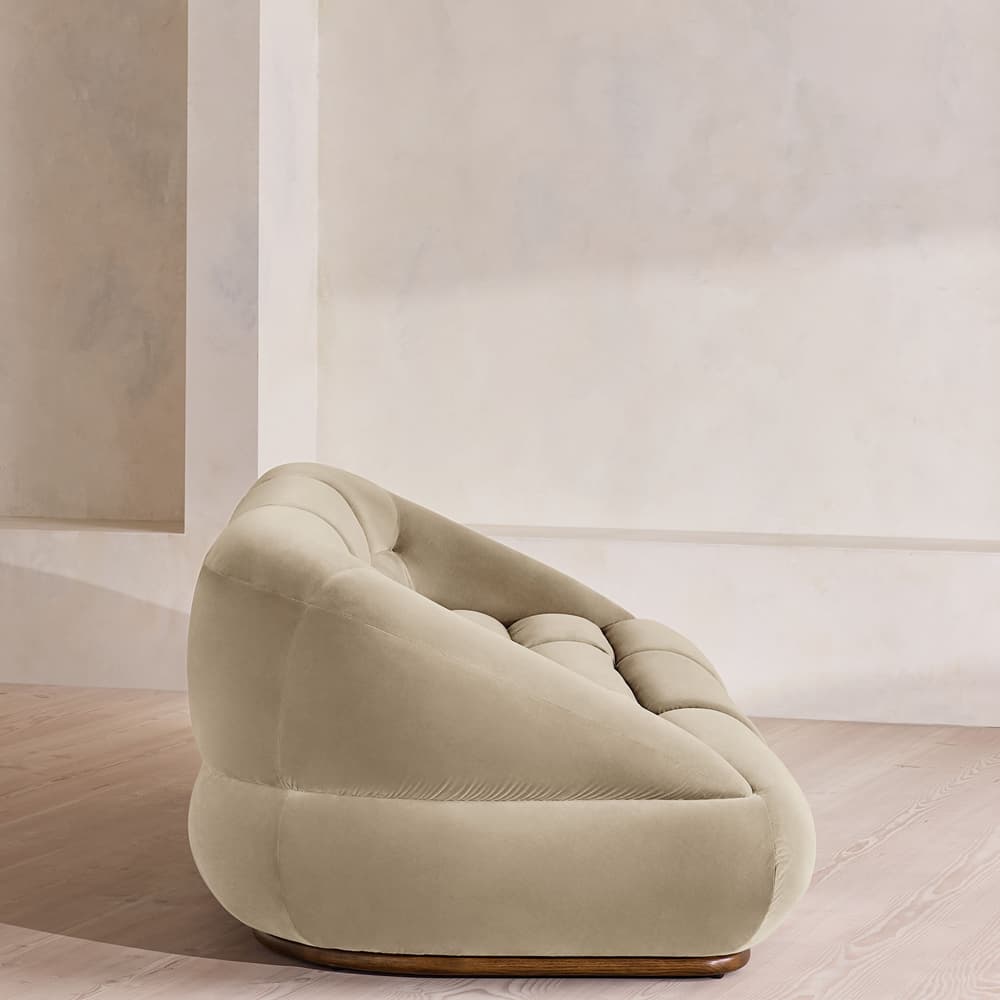 Edison Sectional Sofa - Four Seater - Velvet - Oyster US - Images - Image 3