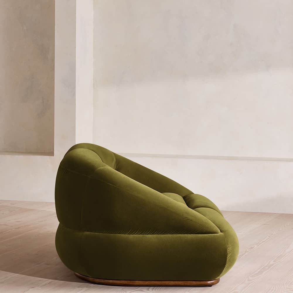 Edison Modular Sofa - Three Seater - Velvet - Olive UK - Images - Image 3