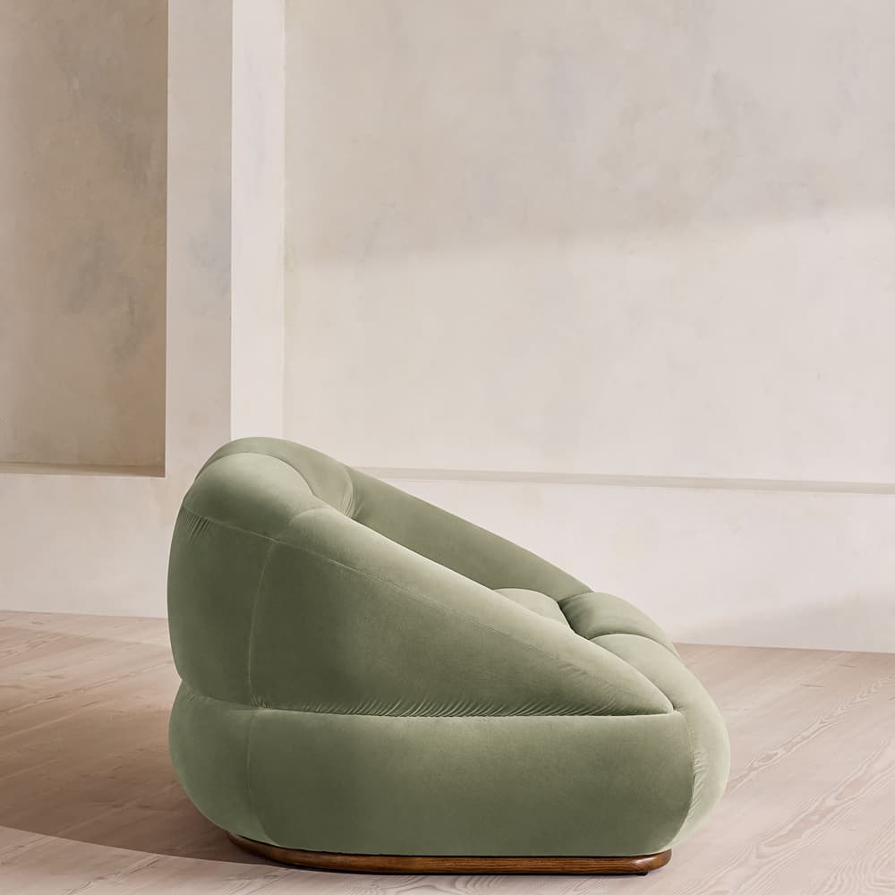 Edison Modular Sofa - Three Seater - Velvet - Seafoam UK - Images - Image 3