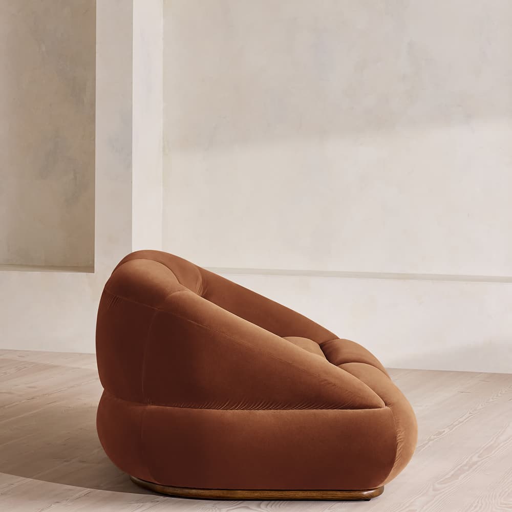 Edison Modular Sofa - Three Seater - Velvet - Cinnamon UK - Images - Image 3