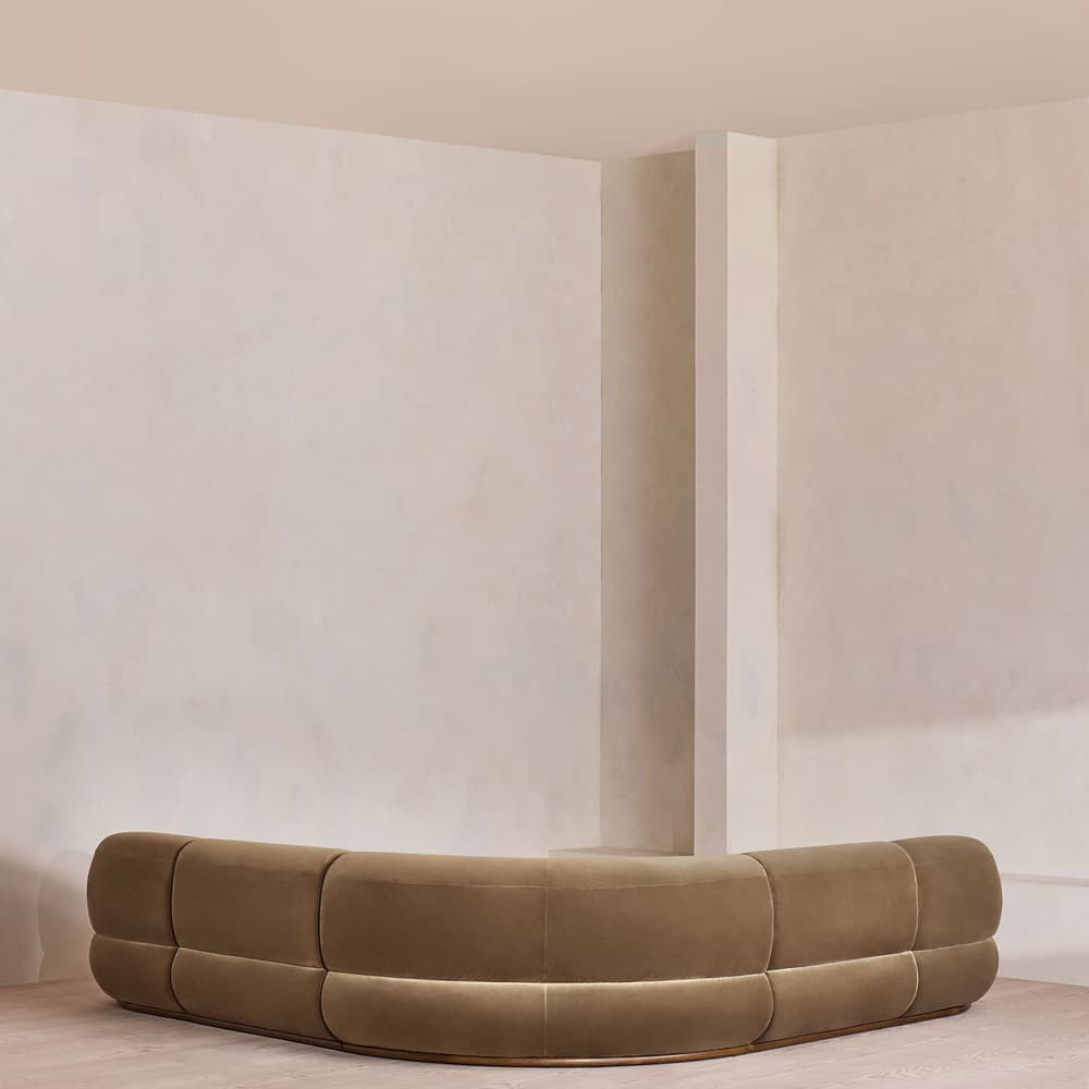 Edison Modular Sofa - Corner Sofa - Velvet - Truffle UK - Images - Image 3