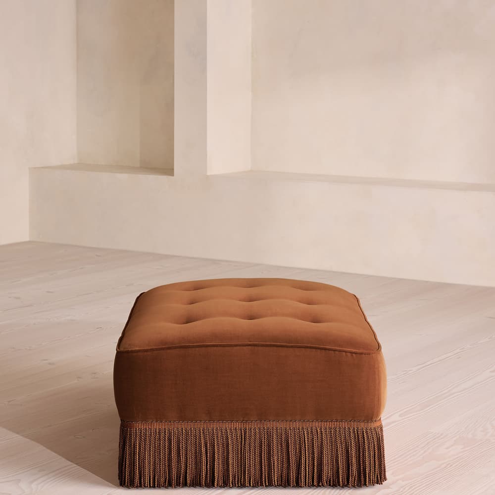 Elowen Ottoman - Velvet - Cinnamon - UK - Images - Image 3