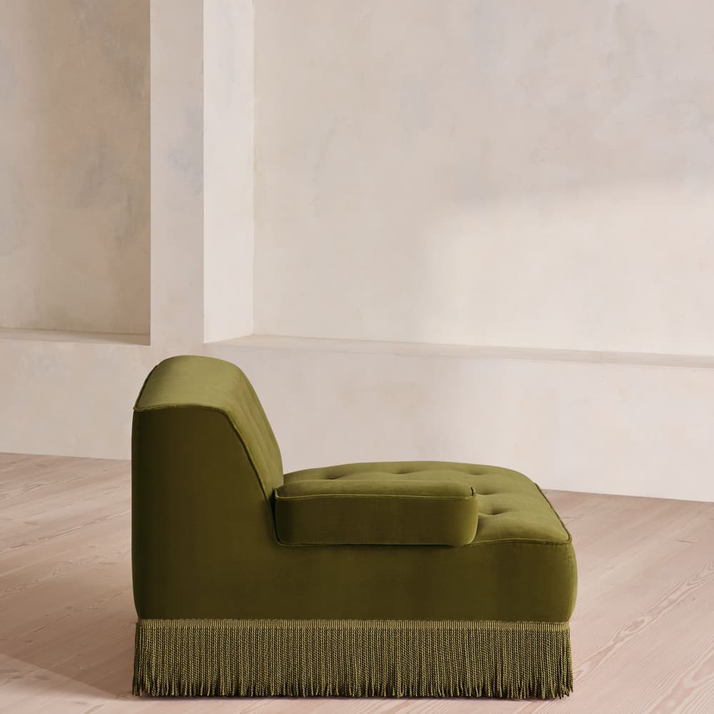 Elowen Modular Sofa - Corner Module - Velvet - Olive - UK - Image 3