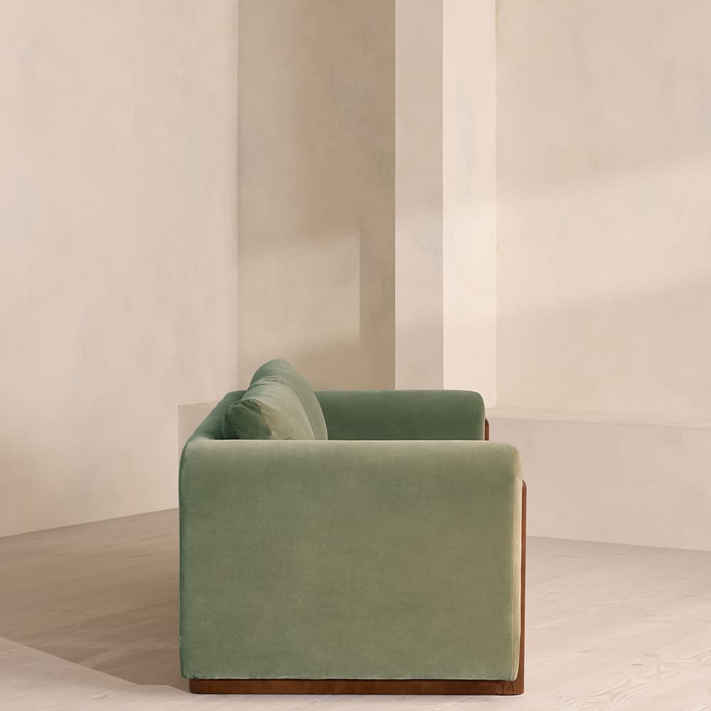 Farrell Three Seater Sofa - Velvet - Seafoam - UK - Images - Image 3