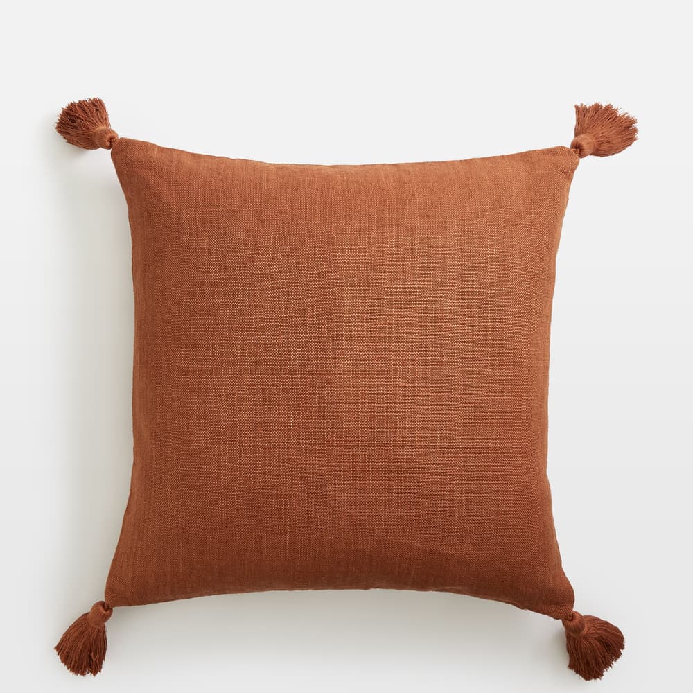 Roux Square Cushion - Rust - Images - Image 3