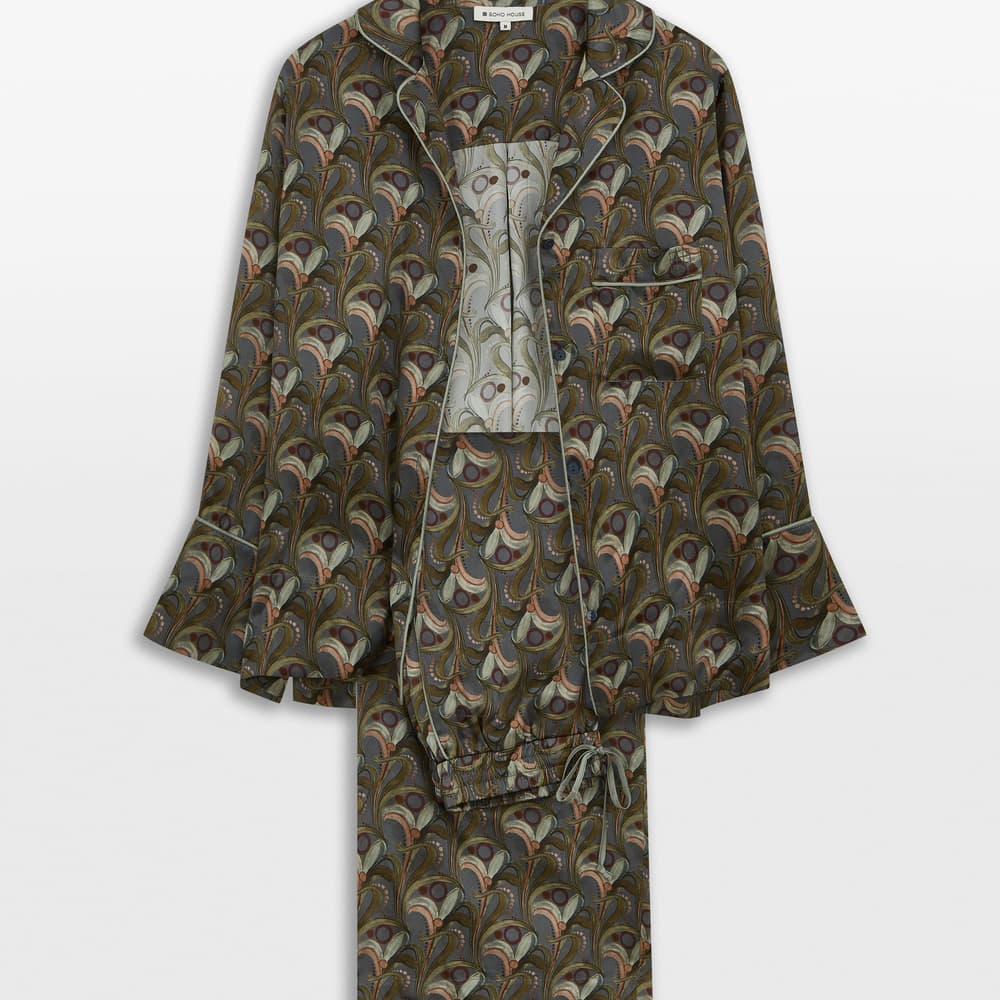 Obie Sage Silk Pyjamas - Small - Listing - Image 3