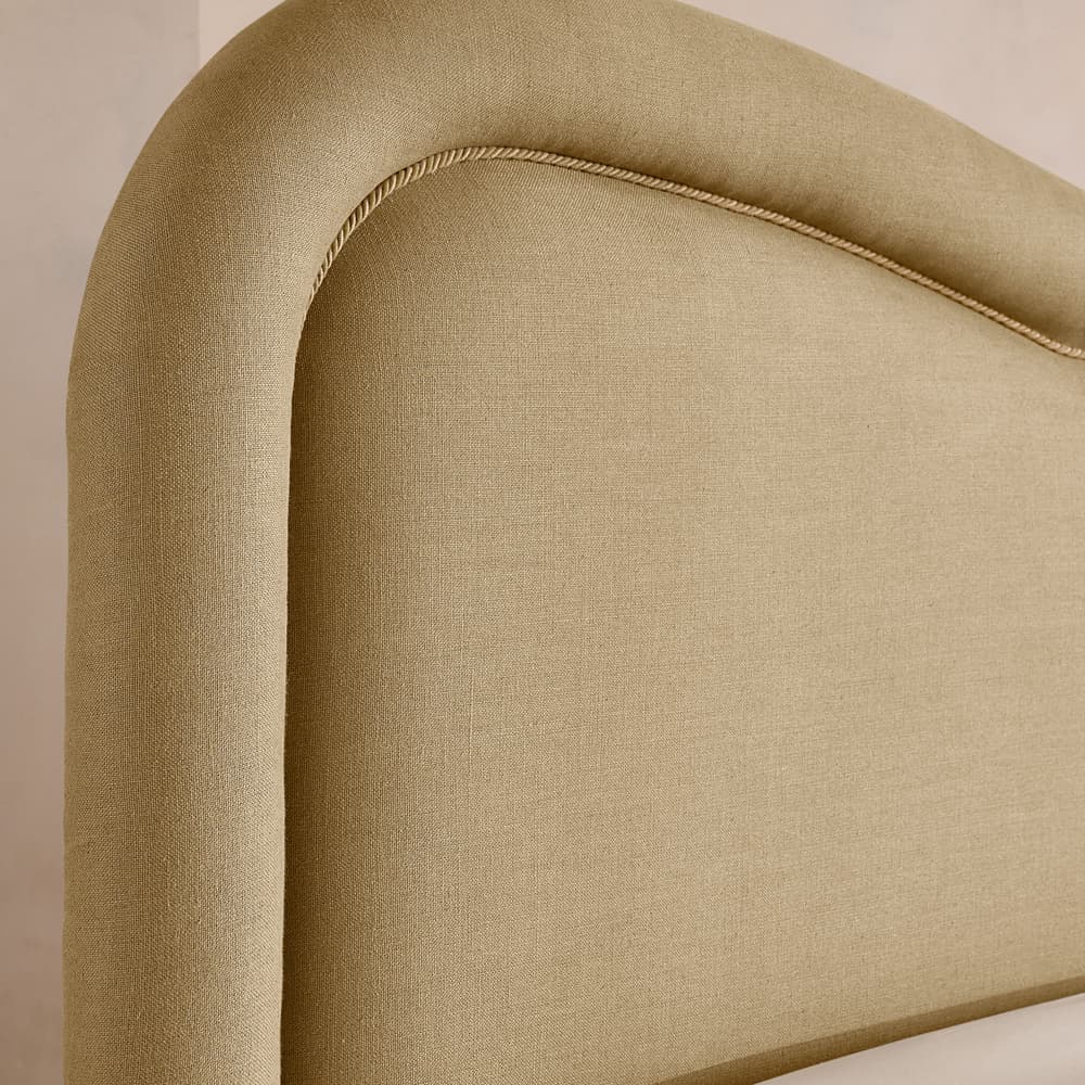 Keira Bed - Super king - Linen - Wheat - UK - Images - Image 3