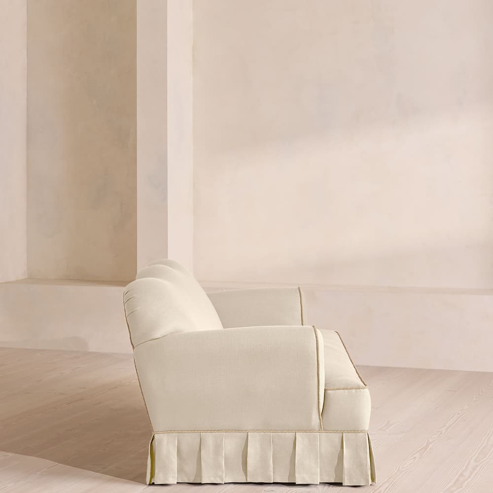 Madelyn Three Seater Sofa - Linen - Bisque - UK - Images - Image 3