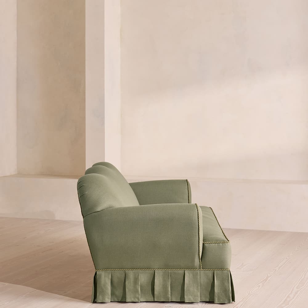 Madelyn Three Seater Sofa - Linen - Sage - US - Images - Image 3