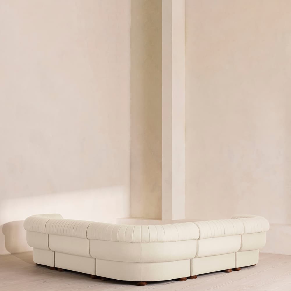 Rava Modular Sofa - Corner Sofa - Linen - Bisque - Images - Image 3