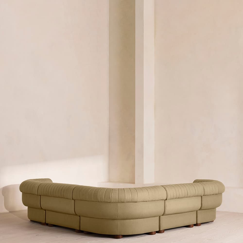 Rava Modular Sofa - Corner Sofa - Linen - Wheat - Images - Image 3