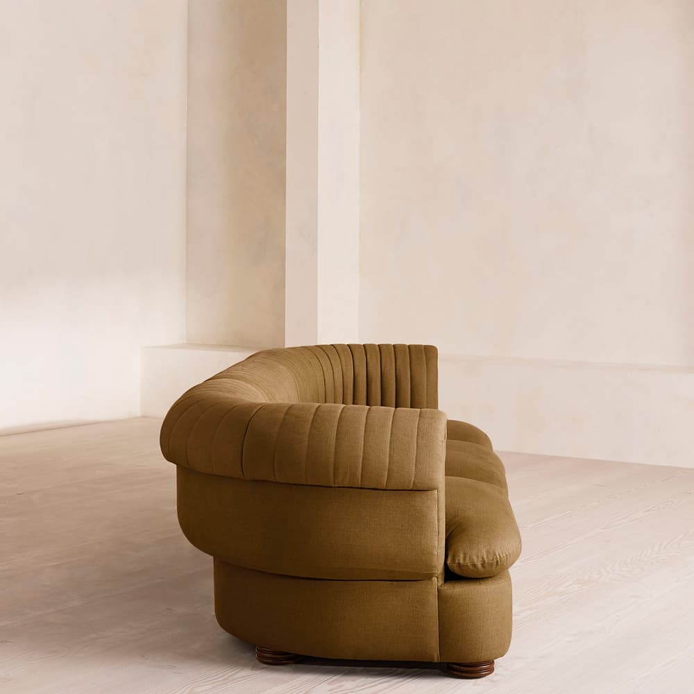 Rava Modular Sofa - Four Seater - Linen - Ochre - Images - Image 3